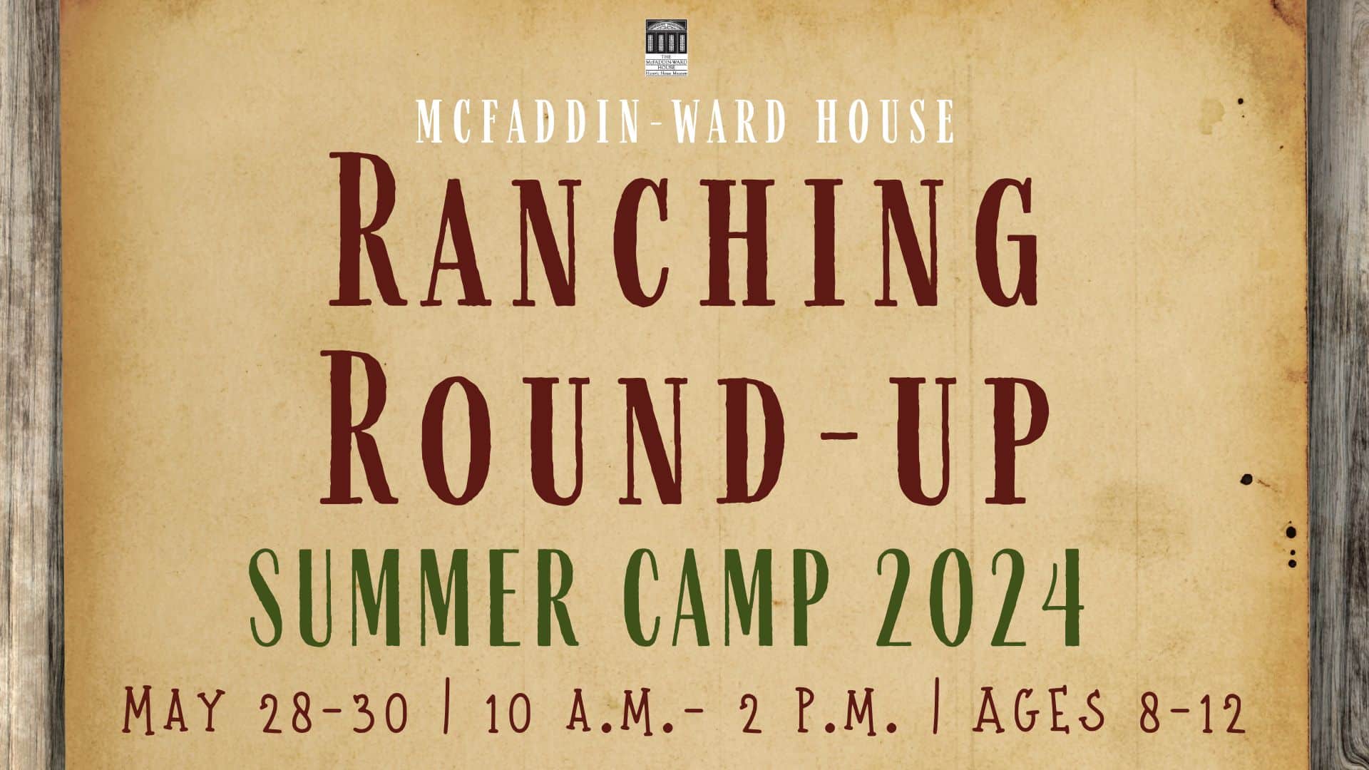 Ranching Round-Up Summer Camp 2024 Logo